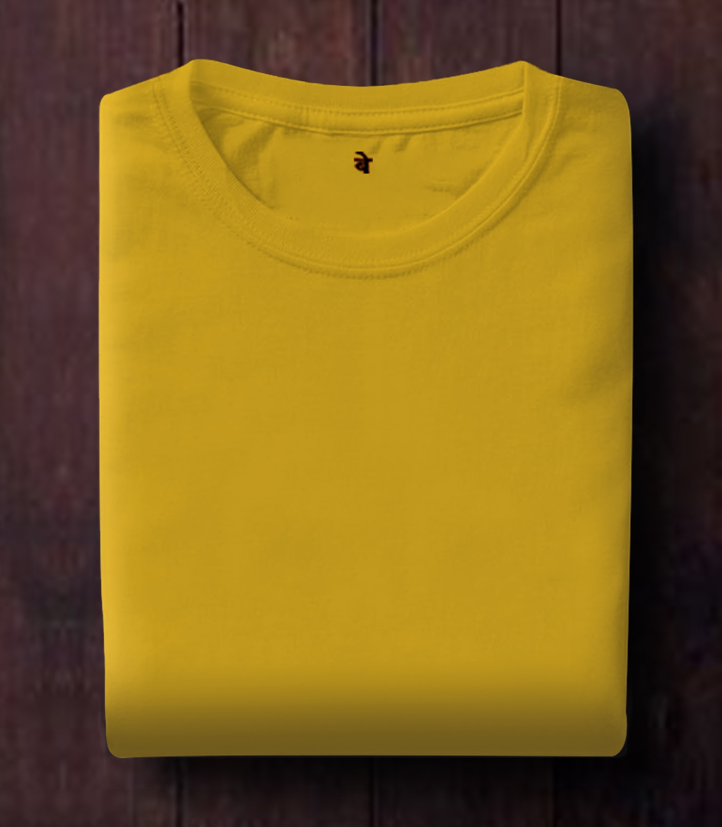 Żółta koszulka basic